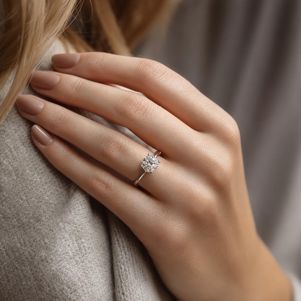 Close-up of rings worn on a hand